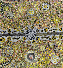 Load image into Gallery viewer, "Desert Flowers" Bernadine Johnson Kemarre 86cm x 90cm