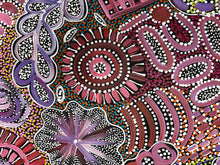 Load image into Gallery viewer, "Women's Dreaming" Janet Golder Kngwarreye 60cm x 150cm