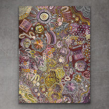 Load image into Gallery viewer, "Bush Yam Dreaming" Katrina Bird 95cm x 122cm
