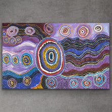 Load image into Gallery viewer, "Seven Sisters Dreaming (Kungkarangkalpa Tjukurpa)" original Aboriginal painting by Tanya Brady, 146cm x 90cm - authentic Indigenous Australian artwork