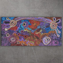 Load image into Gallery viewer, "Piltati Tjukurpa" original Aboriginal painting by Rhoda Tjitayi, 120cm x 57cm - authentic Indigenous Australian artwork