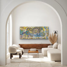 Load image into Gallery viewer, "Seven Sisters Dreaming (Kungkarangkalpa Tjukurpa)" Tanya Brady 86cm x 199cm
