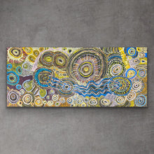 Load image into Gallery viewer, "Seven Sisters Dreaming (Kungkarangkalpa Tjukurpa)" Tanya Brady 86cm x 199cm