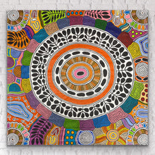 Load image into Gallery viewer, "Women's Body Painting" Debra Nangala McDonald 184cm x 200cm