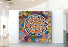 Load image into Gallery viewer, "Women's Body Painting" Debra Nangala McDonald 184cm x 200cm