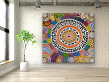 Load image into Gallery viewer, "Women's Body Painting" Debra Nangala McDonald 184cm x 200cm