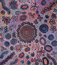 Load image into Gallery viewer, "Bush Flower" Bernadine Johnson Kemarre 95cm x 84cm