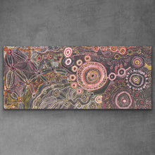 Load image into Gallery viewer, "Seven Sisters Dreaming (Kungkarangkalpa Tjukurpa)" Tanya Brady 200cm x 86cm