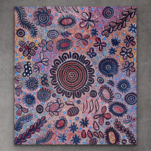 Load image into Gallery viewer, "Bush Flower" Bernadine Johnson Kemarre 95cm x 84cm