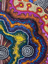 Load image into Gallery viewer, "My Country" Damien and Yilpi Marks 152cm x 95cm