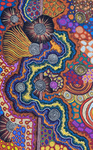 Load image into Gallery viewer, "My Country" Damien and Yilpi Marks 152cm x 95cm