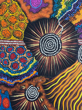 Load image into Gallery viewer, "My Country" Damien and Yilpi Marks 152cm x 95cm