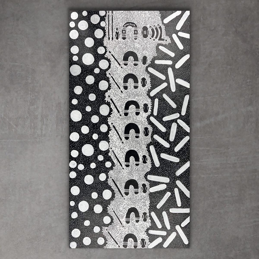 ''Mina-Mina" Vivienne Nakamarra Kelly 60cm x 117cm