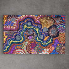 Load image into Gallery viewer, "My Country" Damien and Yilpi Marks 152cm x 95cm