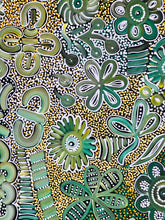 Load image into Gallery viewer, "Bush Flower" Bernadine Johnson Kemarre 198cm x 89cm