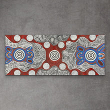 Load image into Gallery viewer, "Bush Mushroom and Women Dreaming" Alice Granites Napanangka 130cm x 55cm