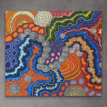 Load image into Gallery viewer, "My Country" Damien and Yilpi Marks 106cm x 94cm