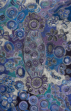 Load image into Gallery viewer, "Bush Flowers" Bernadine Johnson Kemarre 120cm x 78cm