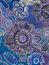 Load image into Gallery viewer, "Bush Flowers" Bernadine Johnson Kemarre 120cm x 78cm