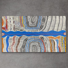 Load image into Gallery viewer, "Mina Mina Dreaming Jukurrpa" Alice Granites Napanangka 121cm x 69cm
