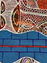 Load image into Gallery viewer, "Mina Mina Dreaming Jukurrpa" Alice Granites Napanangka 88cm x 144cm