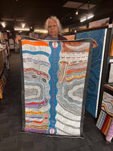 Load image into Gallery viewer, "Mina Mina Dreaming Jukurrpa" Alice Granites Napanangka 88cm x 144cm