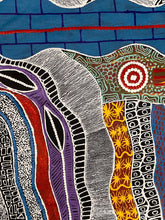 Load image into Gallery viewer, "Mina Mina Dreaming Jukurrpa" Alice Granites Napanangka 88cm x 144cm