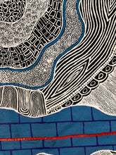 Load image into Gallery viewer, "Mina Mina Dreaming Jukurrpa" Alice Granites Napanangka 88cm x 144cm