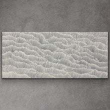 Load image into Gallery viewer, "Sand Dunes (Tali)" by Maureen Nampijinpa Hudson - detail view of Aboriginal painting, 203cm x 89cm