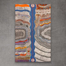 Load image into Gallery viewer, "Mina Mina Dreaming Jukurrpa" Alice Granites Napanangka 88cm x 144cm