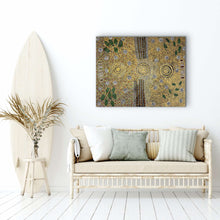 Load image into Gallery viewer, "Bush Banana & Beans" Nancy Martin Napangarti 116cm x 148cm