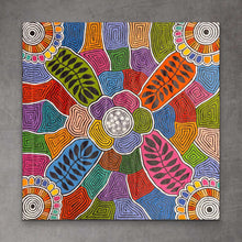 Load image into Gallery viewer, "Women's Body Painting" Debra Nangala McDonald 140cm x 140cm