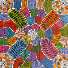 Load image into Gallery viewer, "Women's Body Painting" Debra Nangala McDonald 140cm x 140cm