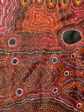 Load image into Gallery viewer, "Rainbow Snake and Waterhole" Debra Umala 179cm x 87cm