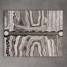 Load image into Gallery viewer, "Mina Mina Dreaming Jukurrpa" Alice Granites Napanangka 116cm x 95cm