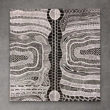 Load image into Gallery viewer, "Mina Mina Dreaming Jukurrpa" Alice Granites Napanangka 75cm x 74cm