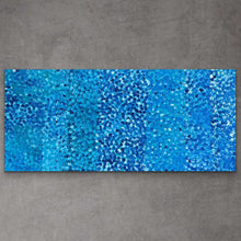 Load image into Gallery viewer, "Bush Plum" original Aboriginal painting by Stephen Martin Pitjara, 202cm x 91cm - authentic Indigenous Australian artwork