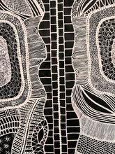 Load image into Gallery viewer, "Mina Mina Dreaming Jukurrpa" Alice Granites Napanangka 116cm x 95cm
