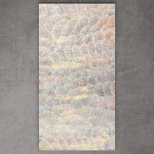 Load image into Gallery viewer, "Sand Dunes (Tali)" by Maureen Nampijinpa Hudson - detail view of Aboriginal painting, 149cm x 79cm