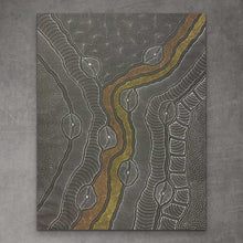 Load image into Gallery viewer, "My Country" Delvine Pitjara 97cm x 127cm