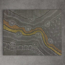 Load image into Gallery viewer, "My Country" Delvine Pitjara 97cm x 127cm