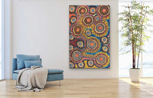 Load image into Gallery viewer, "My Country" Damien and Yilpi Marks 151cm x 96cm