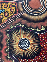 Load image into Gallery viewer, "My Country" Damien and Yilpi Marks 151cm x 96cm