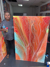 Load image into Gallery viewer, "Pantu (Salt Lake)" Janice Stanley 102cm x 153cm