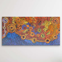 Load image into Gallery viewer, "Piltati Tjukurpa" original Aboriginal painting by Rhoda Tjitayi, 84cm x 44cm - authentic Indigenous Australian artwork