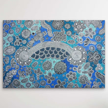 Load image into Gallery viewer, Bernadine Johnson Kemarre "Bush Flowers (Winter)" Print