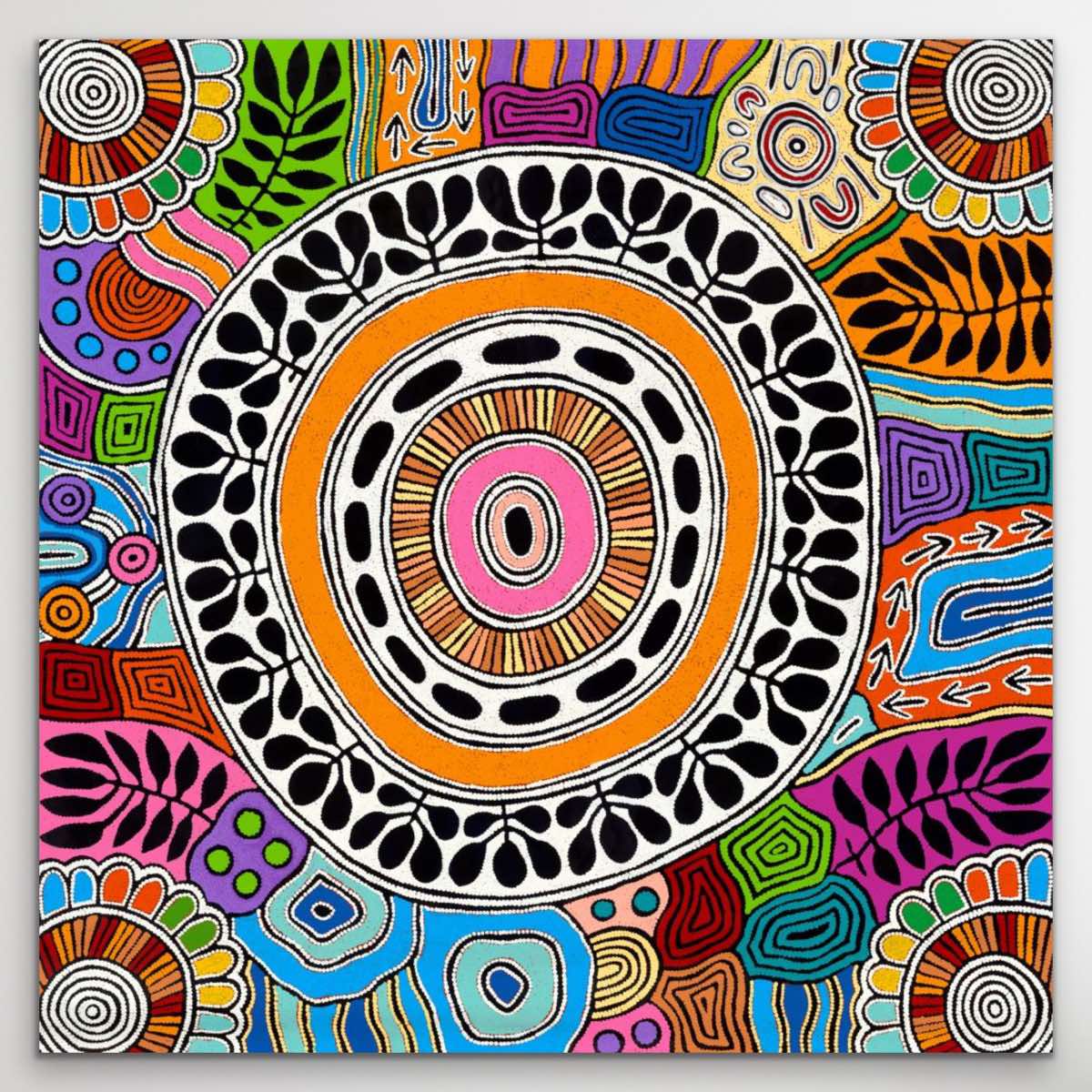 "Women's Body Paint" original Aboriginal painting by Print - authentic Indigenous Australian artwork