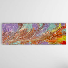 Load image into Gallery viewer, "Pantu (Salt Lake)" original Aboriginal painting by Janice Stanley, 122cm x 40cm - authentic Indigenous Australian artwork