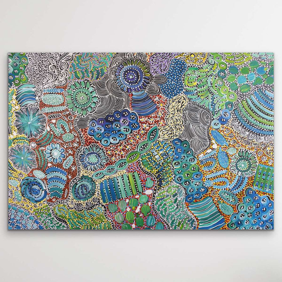 "Awelye" original Aboriginal painting by Print - authentic Indigenous Australian artwork