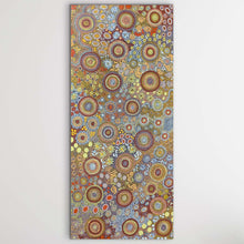 Load image into Gallery viewer, "Budgerigar & Bush Tucker" Julieanne Nungurrayi Turner 202cm x 90cm